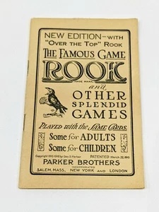 Parker Bros. Das berühmte Spiel des Turms Flugblatt - um 1920 - Bild 1 von 5