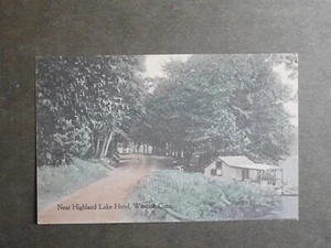 Cartolina E48481 Vinted, CT Near Highland Lake Hotel c-1907-1915 - Foto 1 di 2