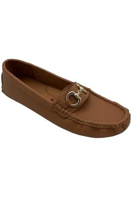 Mocasín para mujer Anne Klein Chrystie coñac Foto 1 de 3