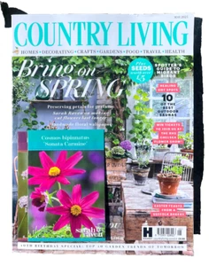 COUNTRY LIVING MAGAZINE MAY 2025 WITH 2 x SEED PACKS ~ NEW ~ - Picture 1 of 1