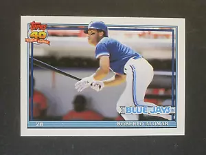 1991 TOPPS TRADED ROBERTO ALOMAR TORONTO BLUE JAYS CARD #2T!!!!!!!!! - Picture 1 of 2