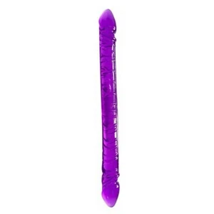 Long Double Sided Ended Headed Dildo Penetration Dong Lesbians Sex Toys Women - Picture 1 of 18