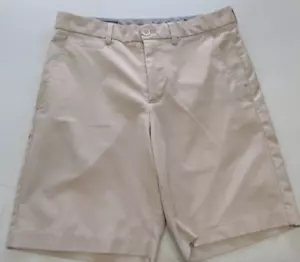 Nordstroms Classics Mens Size 30 (30x8) Beige Polyester Chino Golf Shorts Casual - Picture 1 of 8