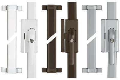 ABUS Serratura A Barra Per Finestra FOS650 AL0125, Con Chiave Uguale - Immagine 1 di 4