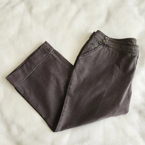 Bandolino Ashby Court Größe 10 braun Bündchen Caprihose 21,5 Zoll 100 % Baumwolle neu mit Etikett - Bild 1 von 15