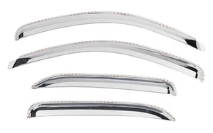 Putco Element Chrome In-Channel Window Visors Deflectors for Ram 1500 2500 3500 - Picture 1 of 5