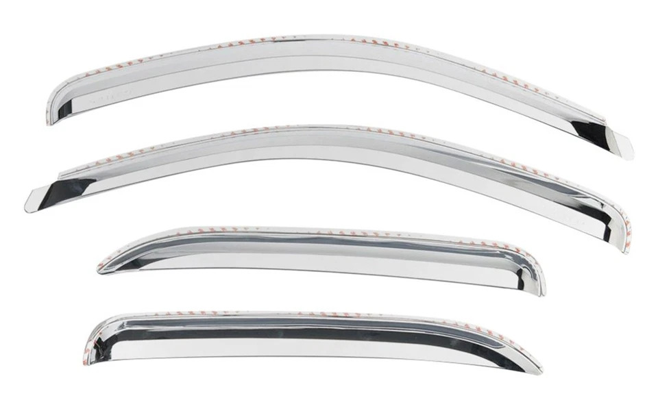Putco Element Chrome In-Channel Window Visors Deflectors for Ram 1500 2500 3500 - Image 1 of 4