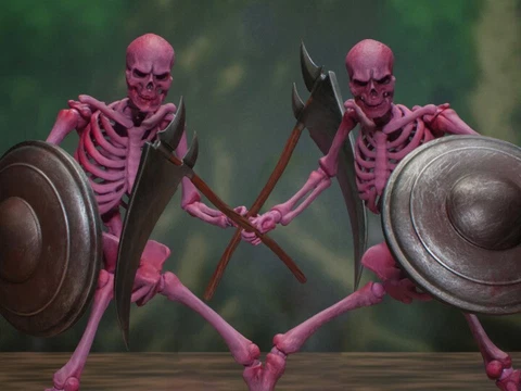 STORM COLLECTIBLES GOLDEN AXE PINK SKELETON NYCC 2020 EXCLUSIVE Cover