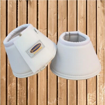 Euroriding Hufglocken Neopren , Sprungglocken Neopren, weiß, Farbfehler 1 - Bild 1 von 2