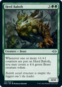 1x Herd Baloth NM-Mint, English - Modern Horizons 2 MTG - Picture 1 of 1