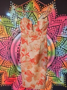 Shareen Collection Womens Dress Floral  Bodycon Midi Party Cocktail - Size 12 - Picture 1 of 2