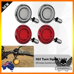 Motorcycle LED Turn Signal Light Harley Indicator Softail Sportster Dyna XL 883 - Bild 1 von 10