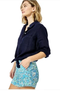 LILLY PULITZER 5" CALLAHAN STRICKSHORTS, Größe-14-M. -UVP- 68 $ - Bild 1 von 8