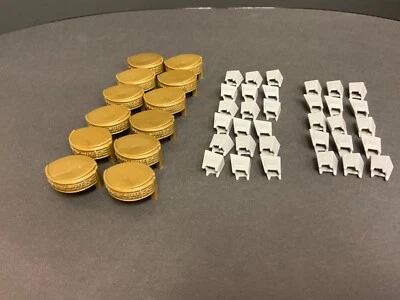 Looney Tunes Monopoly Parts  12 Hotels / Movie Theaters 33 Houses / TV Sets - Image 1 of 4