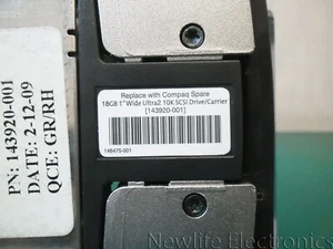 Compaq 143920-001 18.2GB 10,000 RPM 3.5 in. Wide Ultra2 SCSI HDD 127965-001 - Picture 1 of 7