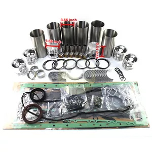 Kit de reconstrucción de revisión de motor 3046 S6S para carretilla elevadora Cat Hyundai MITSUBISHI - Imagen 1 de 6