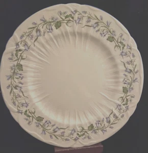 Shelley Harebell 6" Bread & Butter Plate (s) Oleander Shape Blue Flowers - Picture 1 of 2