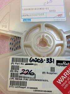 LQH43MN331K01L MURATA INDUKTIVITÄT 8,2 Ohm 330 UH SMD 40 STÜCK - Bild 1 von 1