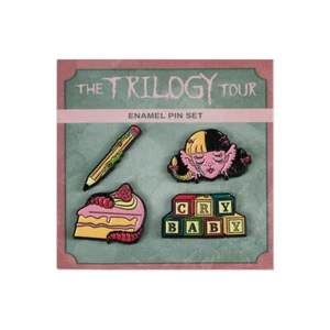 Melanie Martinez ✏️ Trilogy Tour Collector Esmalte Pin Pack Juego de 4 Pines NUEVO - Imagen 1 de 2