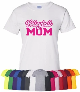 Personalisiertes ""Volleyball Mama"" Damen T-Shirt oder T-Shirt S-4XL Volleyball Mutter maßgeschneidert - Bild 1 von 4