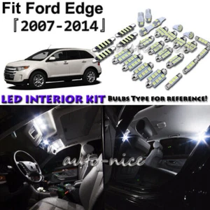 12x White LED Interior Lights Package Kit For 2007 - 2012 2013 2014 Ford Edge - Picture 1 of 10