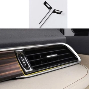 For Toyota Camry 2018-2023 Black Air Outlet Vent Trim Steel Instrument L&R - Foto 1 di 7