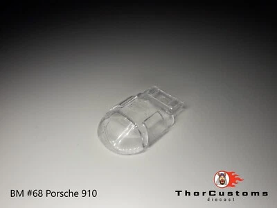 Matchbox Porsche 910 No:68 clear replacement window unit - Image 1 of 2