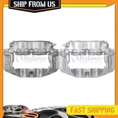 Front Disc Brake Caliper 2x Fits Ford F-350 4.9L 1986-1994 - Image 1 of 4