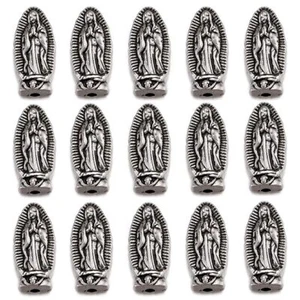 60pcs Our Lady Miraculous Medal Floral Rosary Centerpiece Cross - Picture 1 of 8