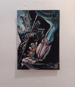 BATMAN BATMAN DC Bombshells SKETCH CARD 1/1 - Picture 1 of 2