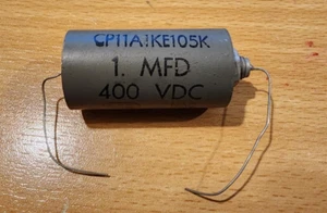 Pyramid CP11A1KE105K 1uF 1MFD 400V Mil Spec Capacitor - Picture 1 of 3