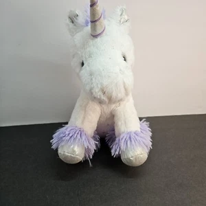 Kellytoy Sparkle Purple Unicorn Plush Stuffed Kelly Toy Sparkle Eyes & Feet 12” - Picture 1 of 9