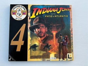 Indiana Jones and the Fate of Atlantis - PC DOS Italiano CDROM versione Talkie - Foto 1 di 4