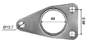 TURBO GASKET LATE J20-25 INLET 3 LAYER STAINLESS STEEL PERMASEAL - Picture 1 of 1