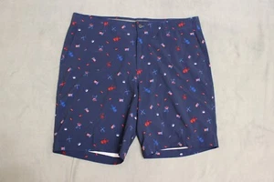 Pantalones cortos de golf Protour para hombre talla 38 barbacoa EE. UU. Grill Burger estampado de perros calientes - Imagen 1 de 11