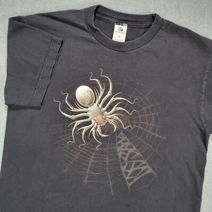 Y2K Phy Sci Boys Spider T Shirt Grunge Skate Black Kids XL - Picture 1 of 11