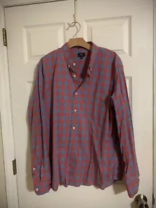 Camisa delgada de algodón curvado J Crew XL para hombre - Imagen 1 de 7