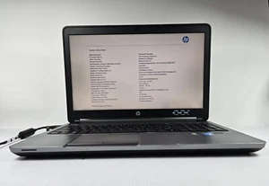 HP PROBOOK 15” 650 G1 i7 4800mQ CPU 2.7GHz-8GB NO HDD/SSD NO OS - Picture 1 of 8