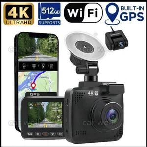 NUEVA CÁMARA DE TABLERO DE AUTOMÓVIL R2-4K-4K-4K Ultra HD 2160P-Incorporado WiFi y modo de estacionamiento GPS 512 GB - Imagen 1 de 16