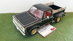 DODGE WARLOCK 1978 ADVENTURER 150 PICK UP TRUCK noir o 1/18 AMERICAN MUSCLE ERTL - Imagen 1 de 8