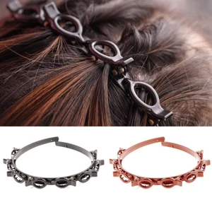 Nueva diadema doble flequillo pinza para el cabello aro para mujer Reino Unido - Imagen 1 de 10