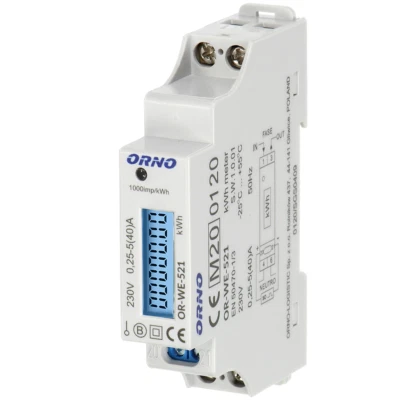 Unterstromzähler Hutschiene MID digital 1-Phase OR-WE-521 - Bild 1 von 4
