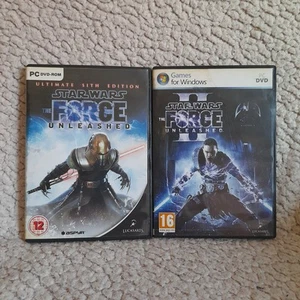 Star Wars The Force Unleashed 1 + 2 PC Juego Paquete Completo Con Manuales - Imagen 1 de 16