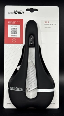 Selle Italia SLR BOOST Limited Carbon Evo SuperFlow 275mm x 145mm Ti316 Rail - Image 1 of 4