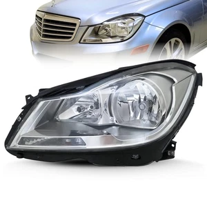 For Mercedes C180 C200 C250 C300 C350 Sedan 2012-14 Headlight Chrome Bezel, LEFT - Picture 1 of 9