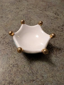 RARE Vintage 1960 Holt Howard Santa King Crown Nut Dish ~ Look These Up! - Picture 1 of 8