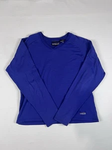 Vintage Patagonia Sweater Womens Large 90s Sweatshirt Violet Retro Polartec USA - Picture 1 of 10