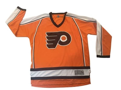 NHL Men Philadelphia Flyers Claude Giroux Jersey Sz Large  - Image 1 of 4