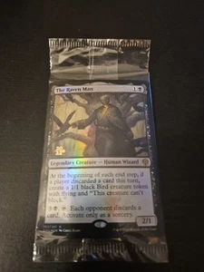 MTG The Raven Man PROMO Data TIMBRO - Foto 1 di 3