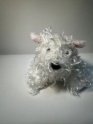 WEBKINZ GANZ WHITE TERRIER WESTIE PUPPY DOG HM106 PLUSH STUFFED ANIMAL NO CODE - Image 1 of 4